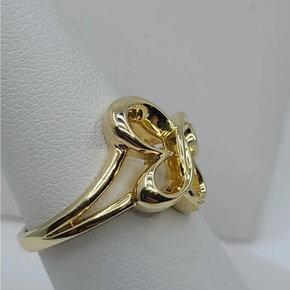 Jane Seymour Gold over sterling silver ring